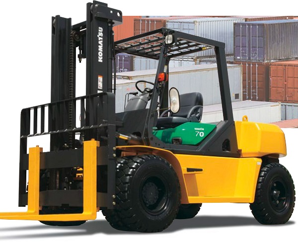 Xe nâng dầu Komatsu 7 tấn Model FD70-10 cũ chính hãng