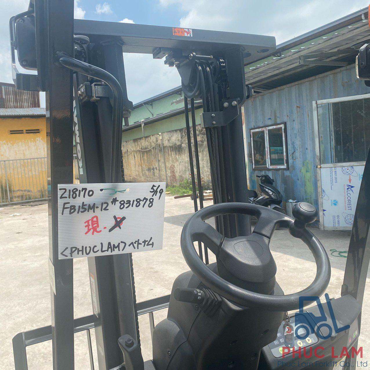Xe nâng điện Komatsu 1.5 tấn model FB15M-12