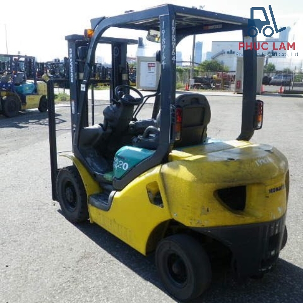 Xe nâng dầu Komatsu 2 tấn model FD20T-15 cũ