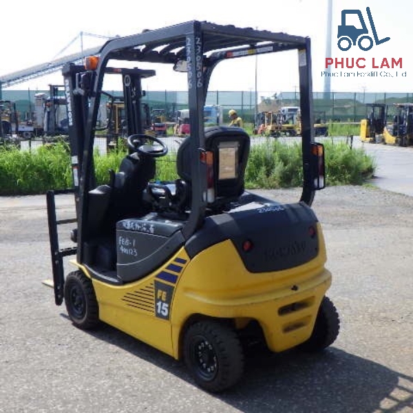 Xe nâng điện Komatsu 1.5 tấn model FE15-1 cũ