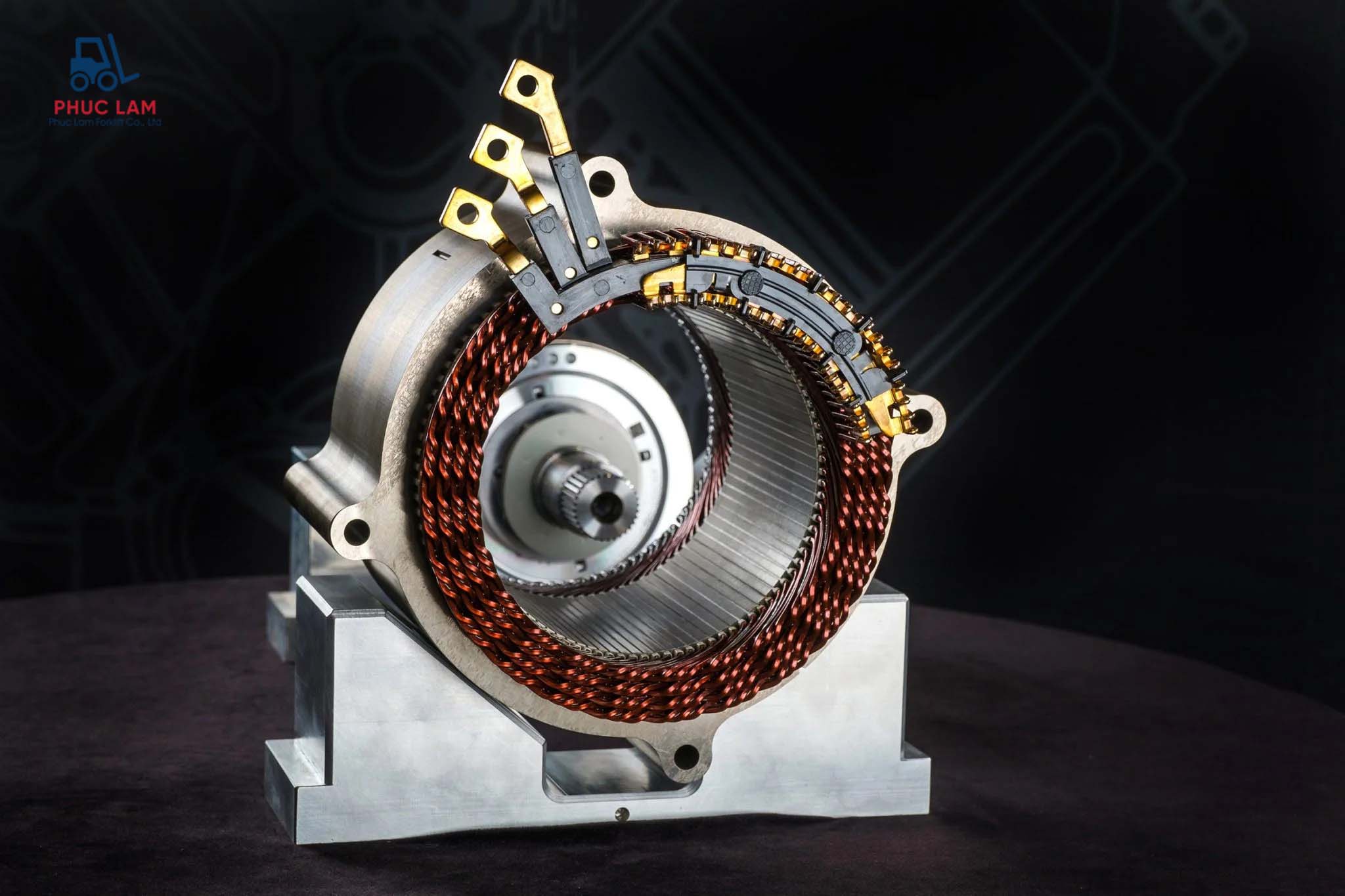 Stato của động cơ điện AC trên xe nâng