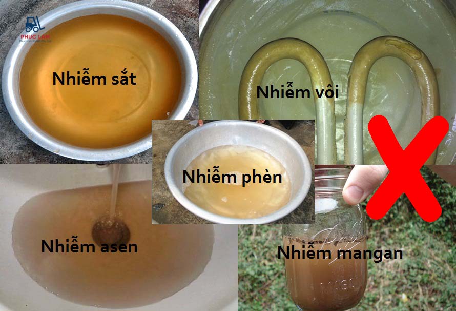 Sử dụng nước phèn, bẩn, ô nhiễm cho xe nâng
