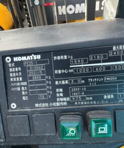 Xe nâng điện Komatsu 2.5 tấn model FE25H-1 tại cũ Phúc Lâm