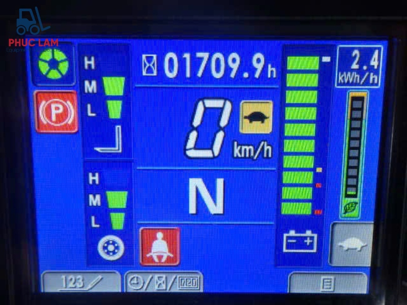 Xe nâng điện Komatsu 3.0 tấn model FE30-1 cũ