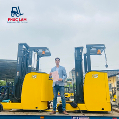 Bàn giao xe nâng điện đứng lái Bàn giao xe nâng điện đứng lái