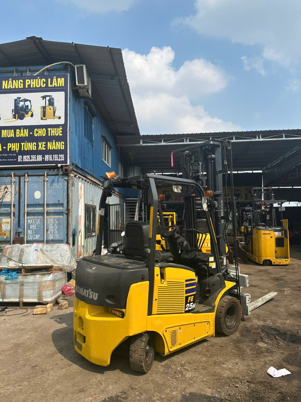 Xe Nâng Điện Komatsu 2.5 Tấn Model FE25-1 - Ảnh 4