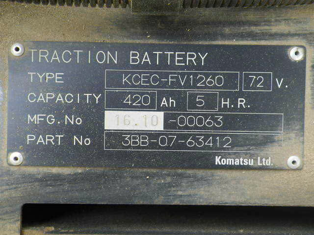 Xe nâng điện Komatsu 3T FE30-1 sx 2016 - Ảnh 12