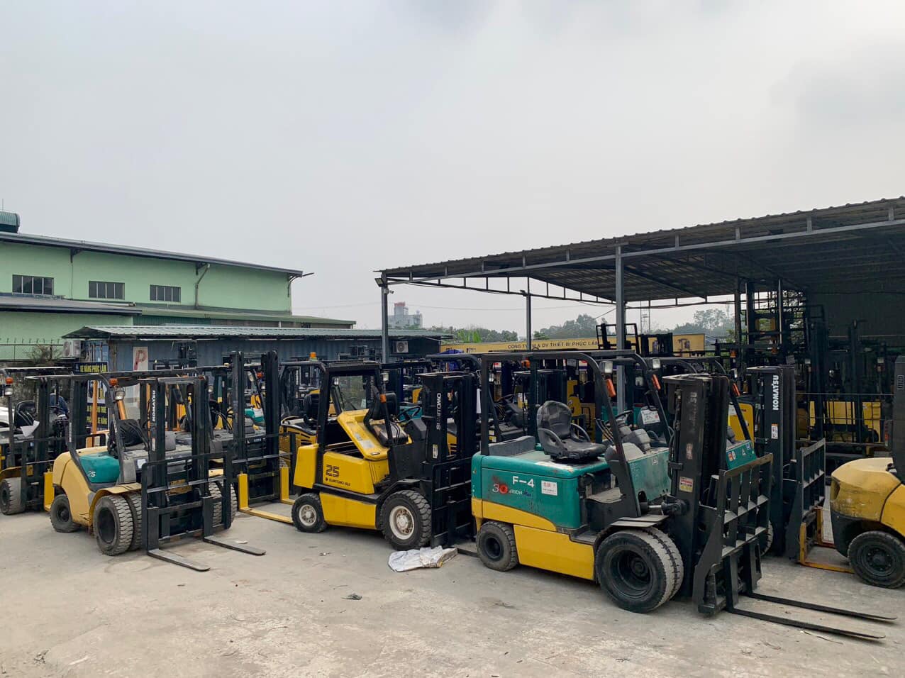Cập nhật giá cho thuê xe nâng nhật bãi tại bãi xe nâng Phúc Lâm