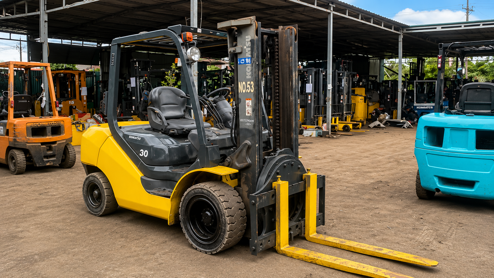 Xe nâng Komatsu đời 16 có gì khác so với các đời trước