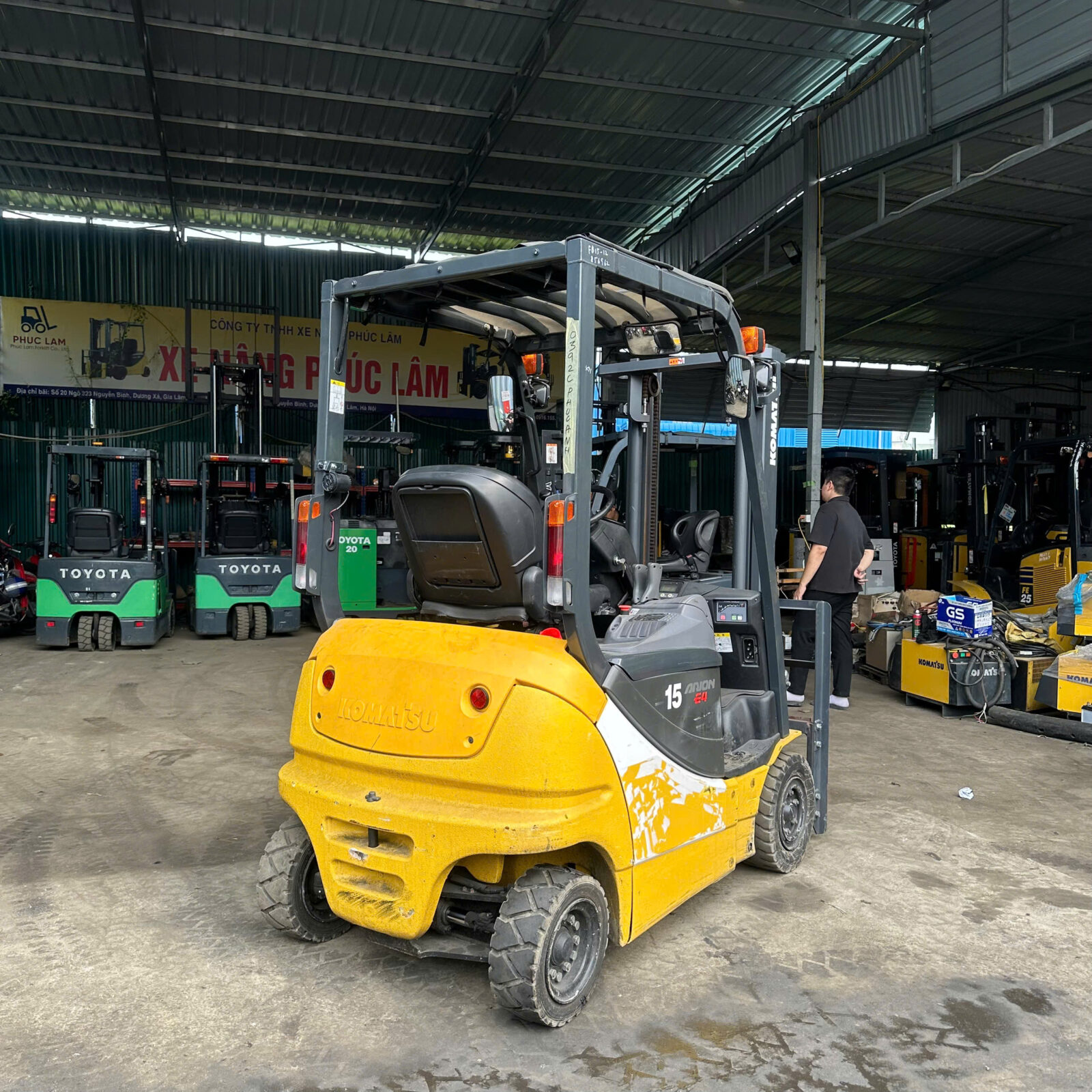 Xe nâng điện Komatsu 1.5 tấn FB15-12 (856962), sản xuất năm 2021 - Ảnh 7