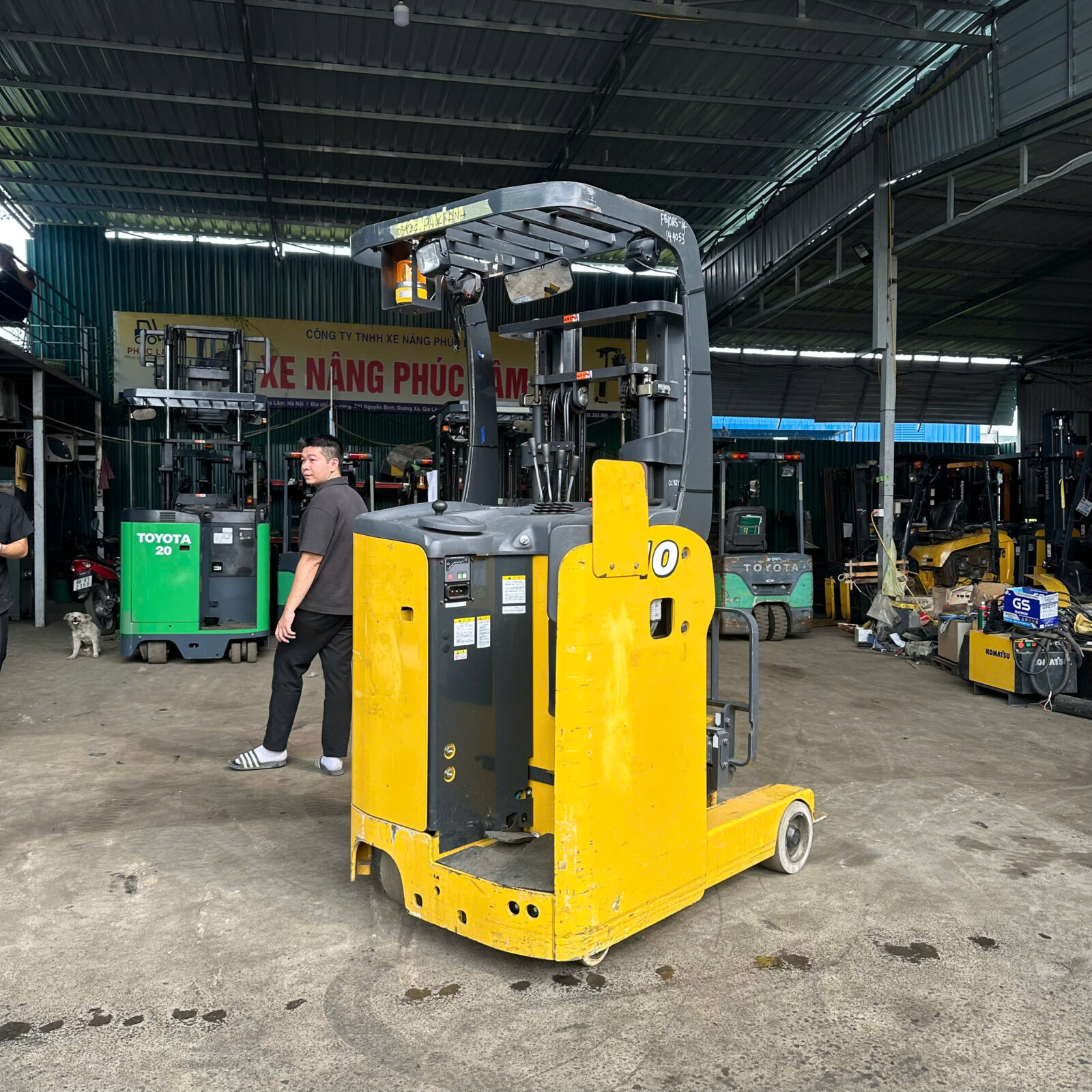 Xe nâng điện Komatsu 1 tấn FB10RS-14 (144053), sản xuất năm 2010 - Ảnh 4