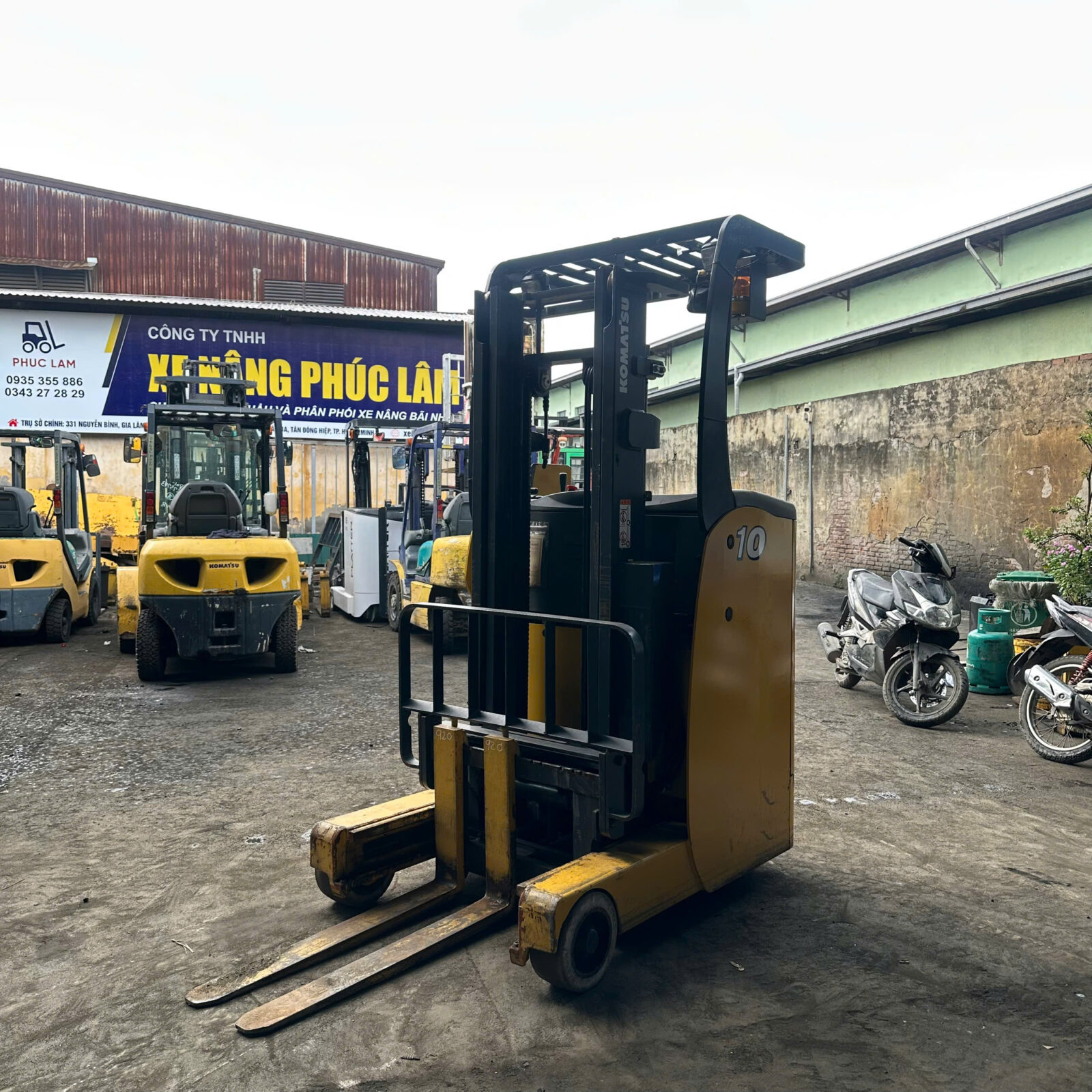 Xe nâng điện Komatsu 1 tấn FB10RS-14 (144053), sản xuất năm 2010 - Ảnh 2