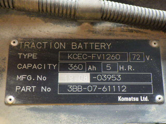 Xe nâng điện Komatsu 2.5 tấn FE25H-1 (307910) - Ảnh 12