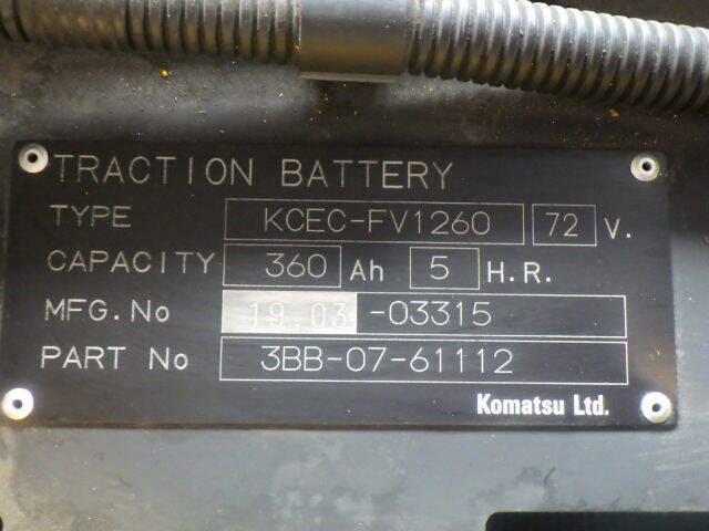Xe nâng điện Komatsu 2.5 tấn FE25-1 (307047) - Ảnh 10